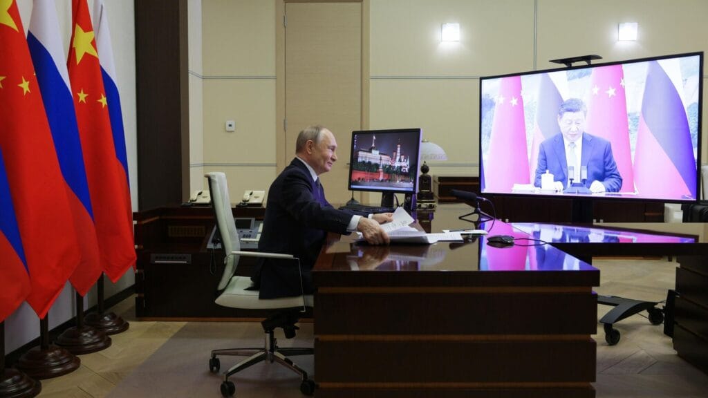 Путин и Си Цзиньпин подвели итоги года 2025 01 22 11.59.13
