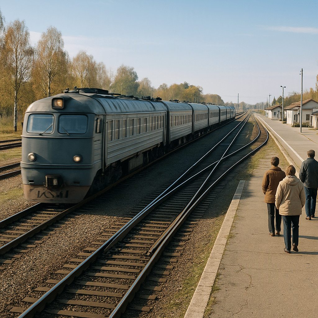 Поезд из Анапы в Минск проследовал через Оршу вместо Гомеля