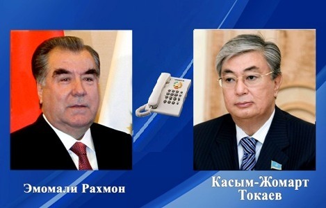 Рахмон и Токаев обсудили двустороннее сотрудничество